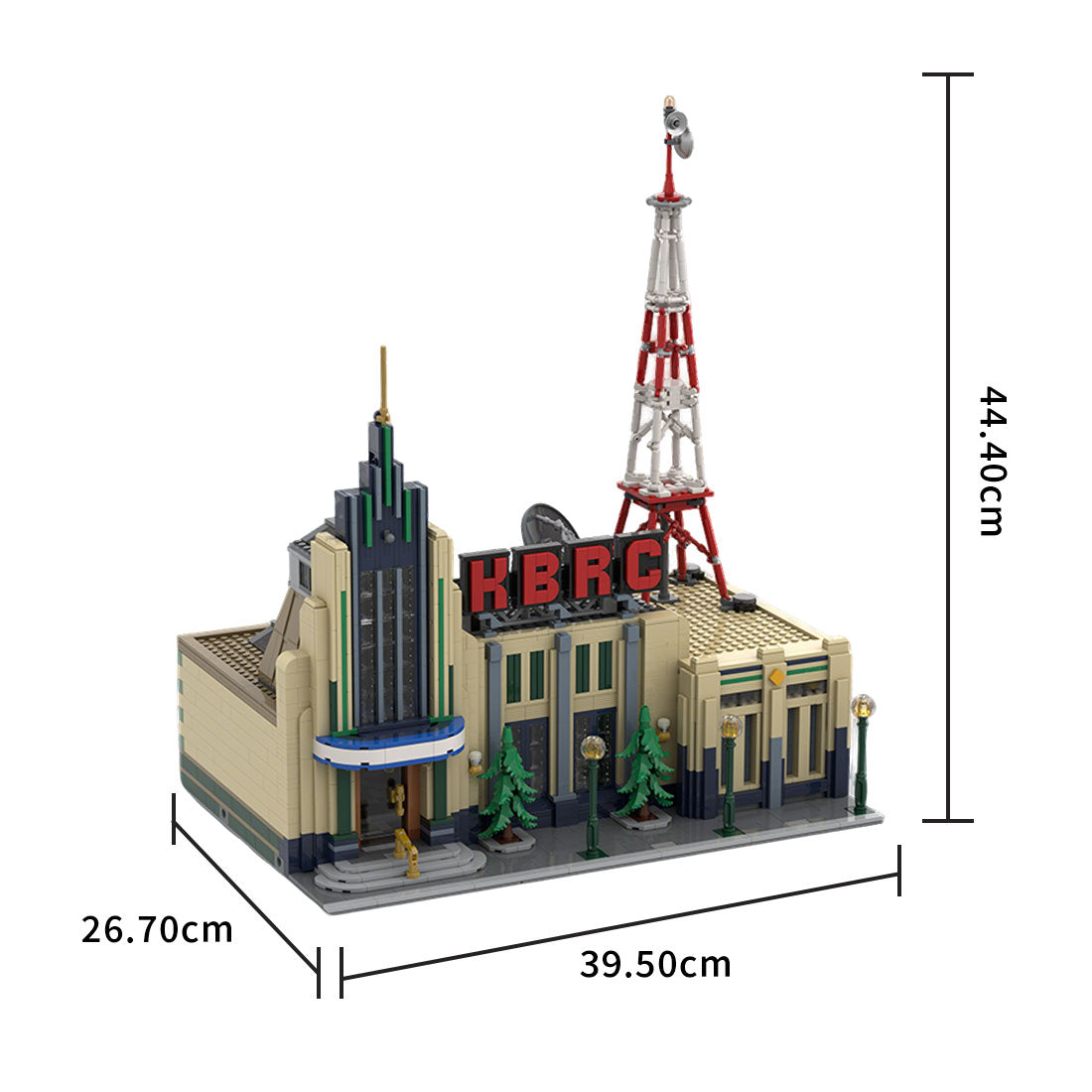 MOC-226314 Radiostation BRICK KBRC Bausteine