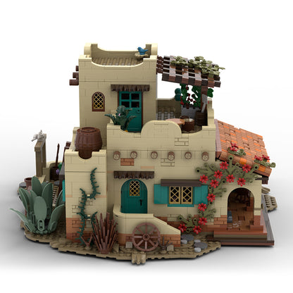 moc-226986 mexican-style house building blocks