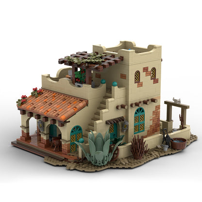 moc-226986 mexican-style house building blocks