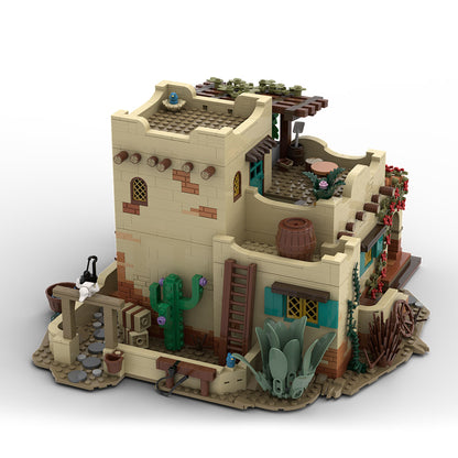 moc-226986 mexican-style house building blocks