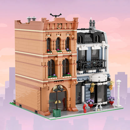 MOC-244323 Shopping Street View Modular Building Blocks