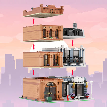 MOC-244323 Shopping Street View Modular Building Blocks