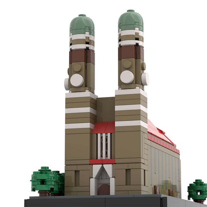 moc-251437 1/830 scale german frauenkirche building blocks set(556pcs)