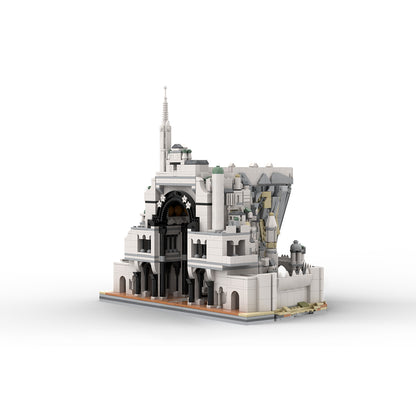 MOC-253141 Bausteine-Set „Weiße Festungsarchitektur“