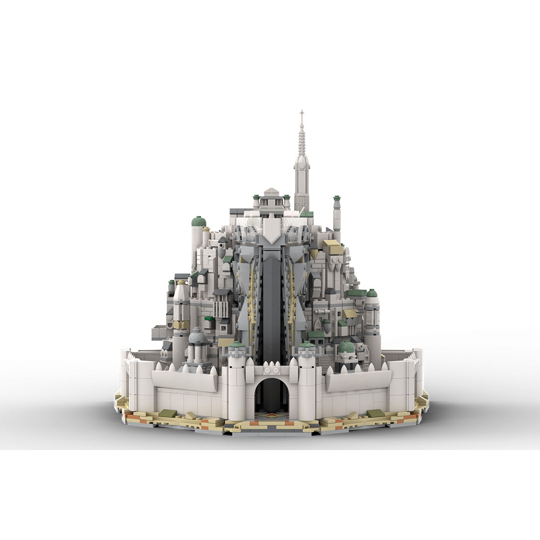 MOC-253141 Bausteine-Set „Weiße Festungsarchitektur“