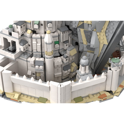 MOC-253141 Bausteine-Set „Weiße Festungsarchitektur“
