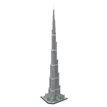 moc-255454 1/800 scale burj khalifa building blocks set(4480pcs)