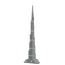 moc-255454 1/800 scale world's tallest skyscraper(4480pcs)