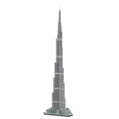 moc-255454 1/800 scale world's tallest skyscraper(4480pcs)