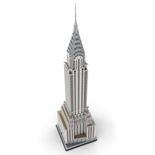 moc-256614 1/200 scale chrysler building blocks set (11764pcs)