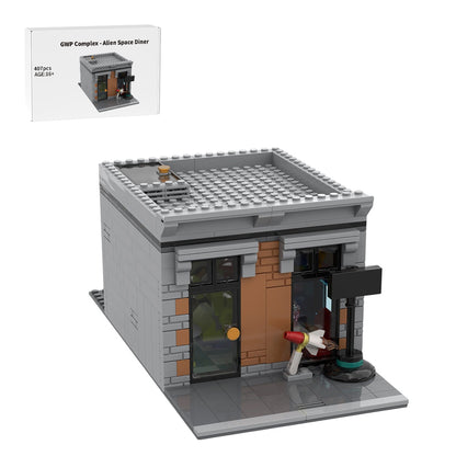 moc-257138 modular space diner building blocks Set(407pcs)