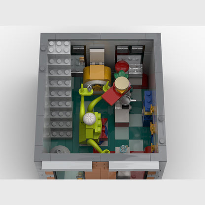 moc-257138 modular space diner building blocks Set(407pcs)
