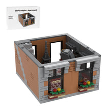 moc-257849 apartment architecture building blocks set(347pcs)