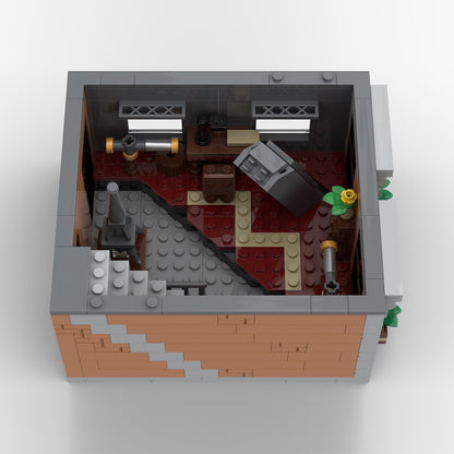 moc-257849 apartment architecture building blocks set(347pcs)