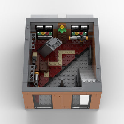 moc-257849 apartment architecture building blocks set(347pcs)