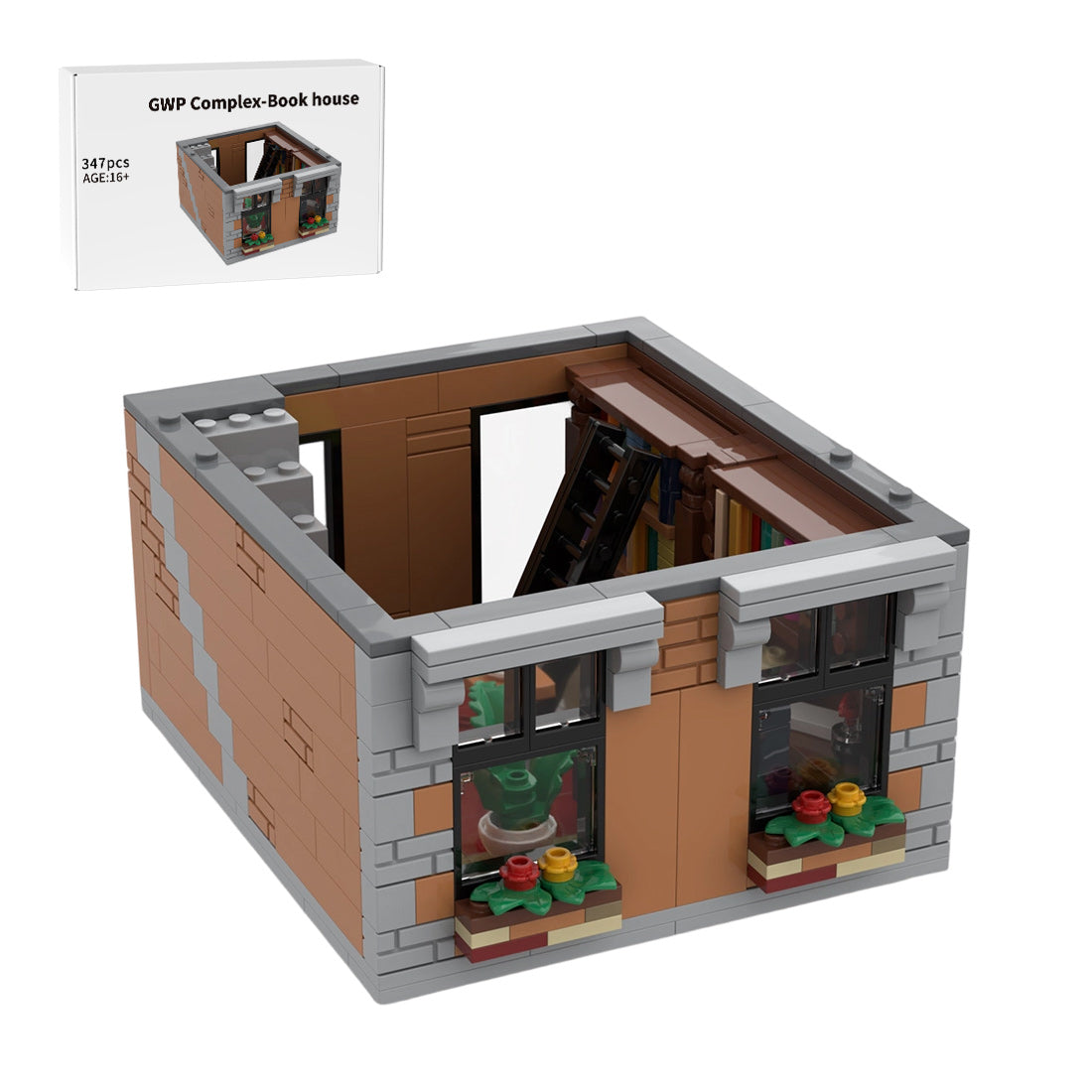 moc-258438 reading cornor building blocks set(347pcs)