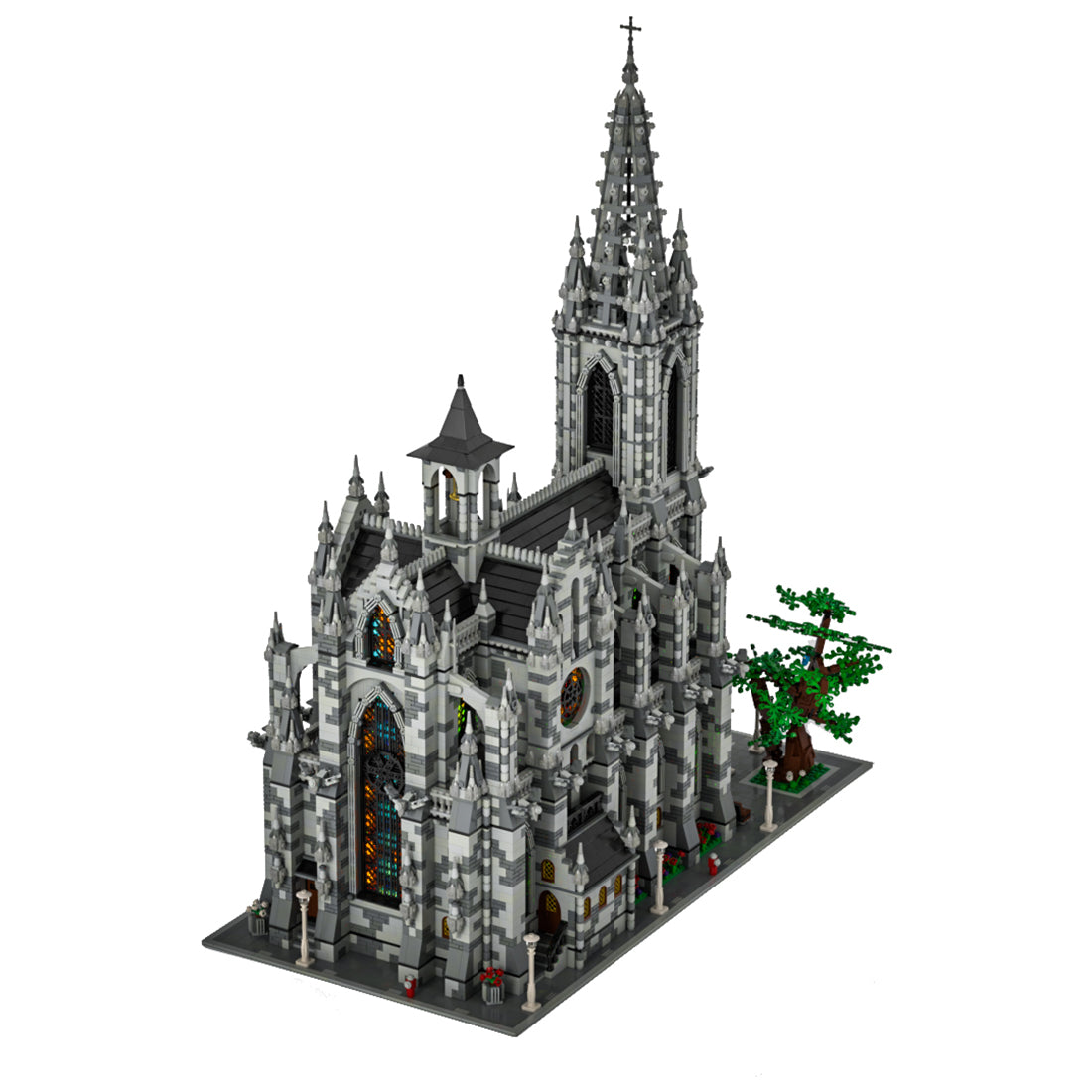 moc-29962 european gothic cathedrals building blocks set