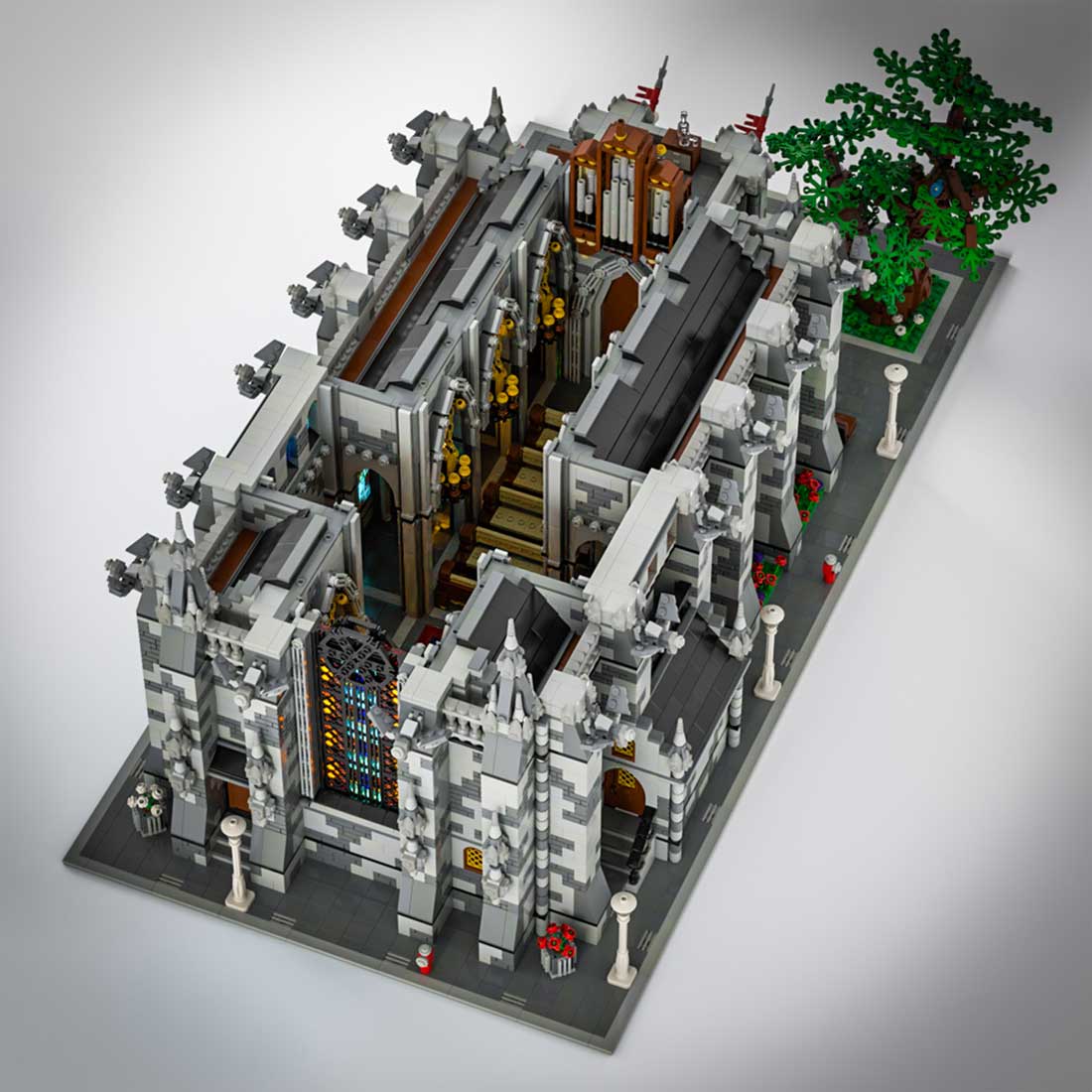 moc-29962 european gothic cathedrals building blocks set