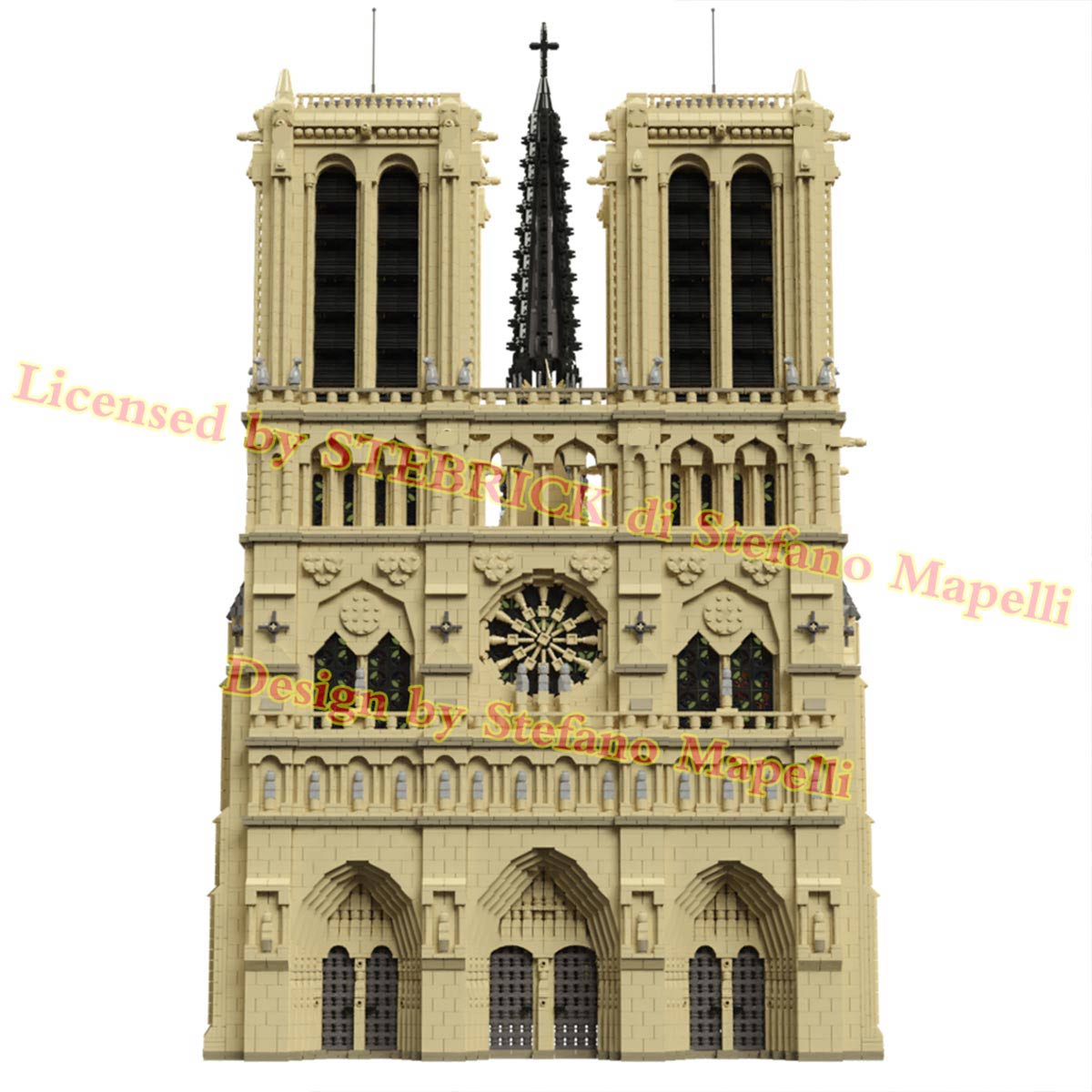 MOC-43974 Notre Dame de Paris Modellbausatz (63181 Teile)