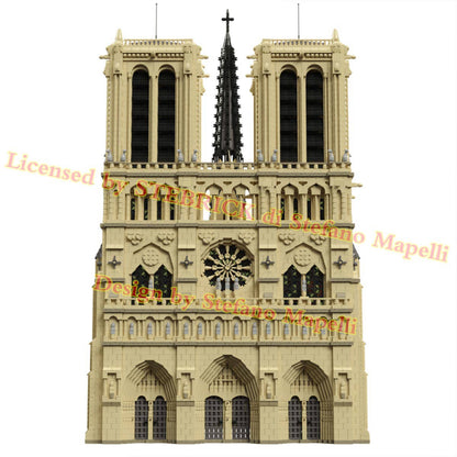 MOC-43974 Notre Dame de Paris Modellbausatz (63181 Teile)