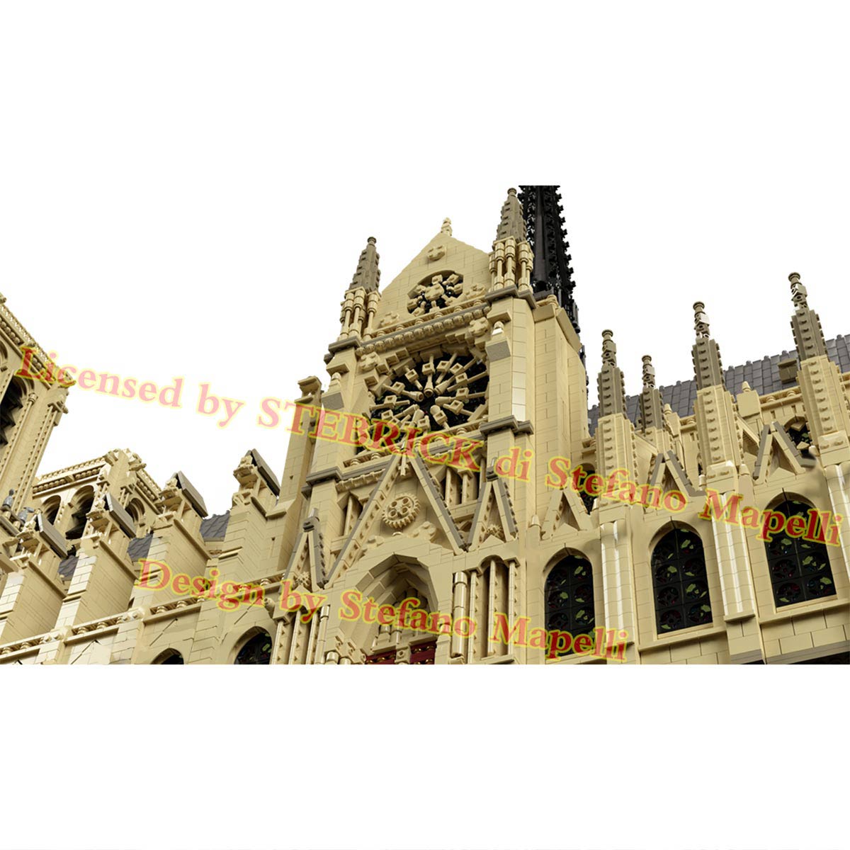 MOC-43974 Notre Dame de Paris Modellbausatz (63181 Teile)