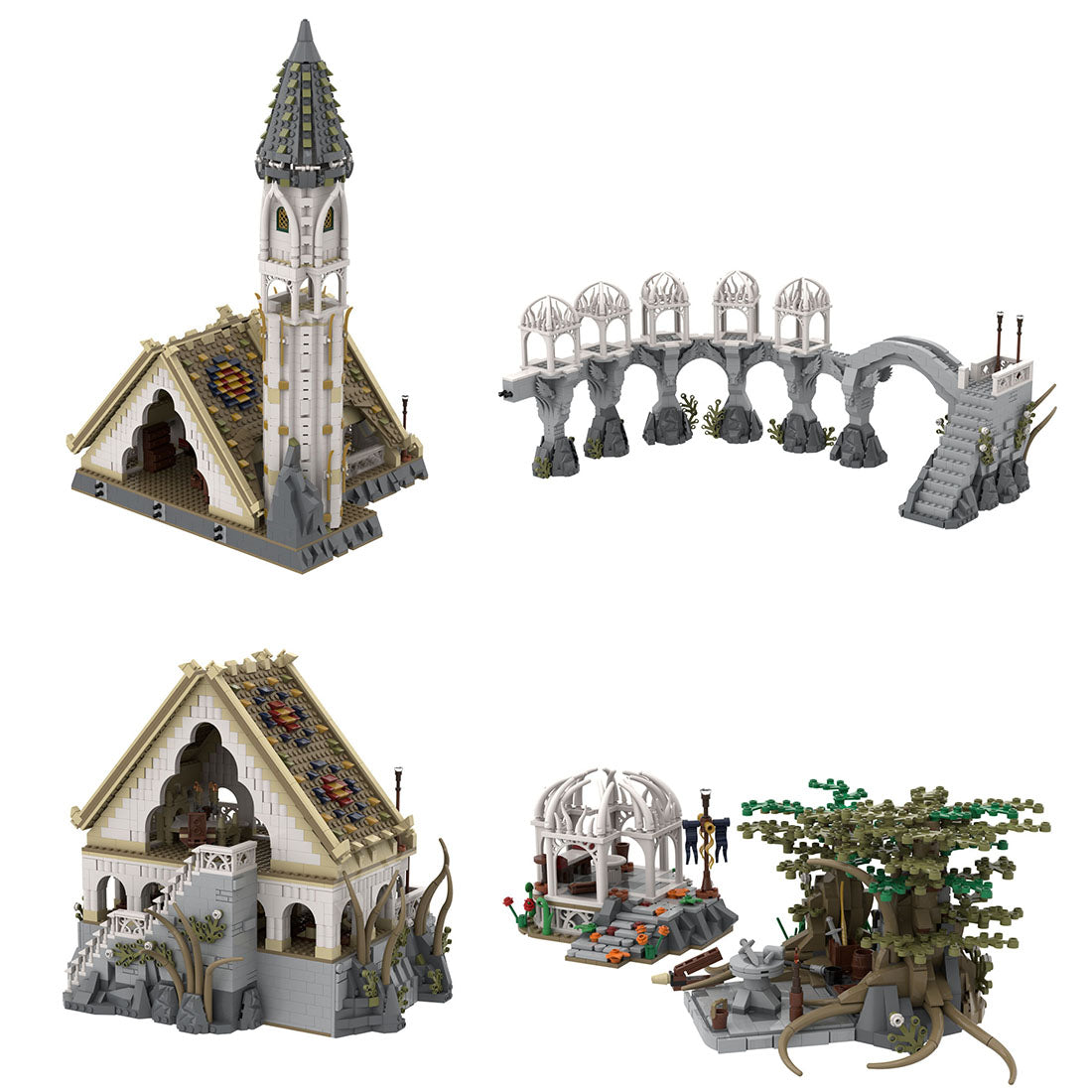 moc-62284 rivendell building blocks set
