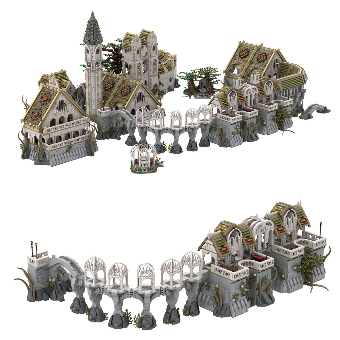 moc-62284 rivendell building blocks set