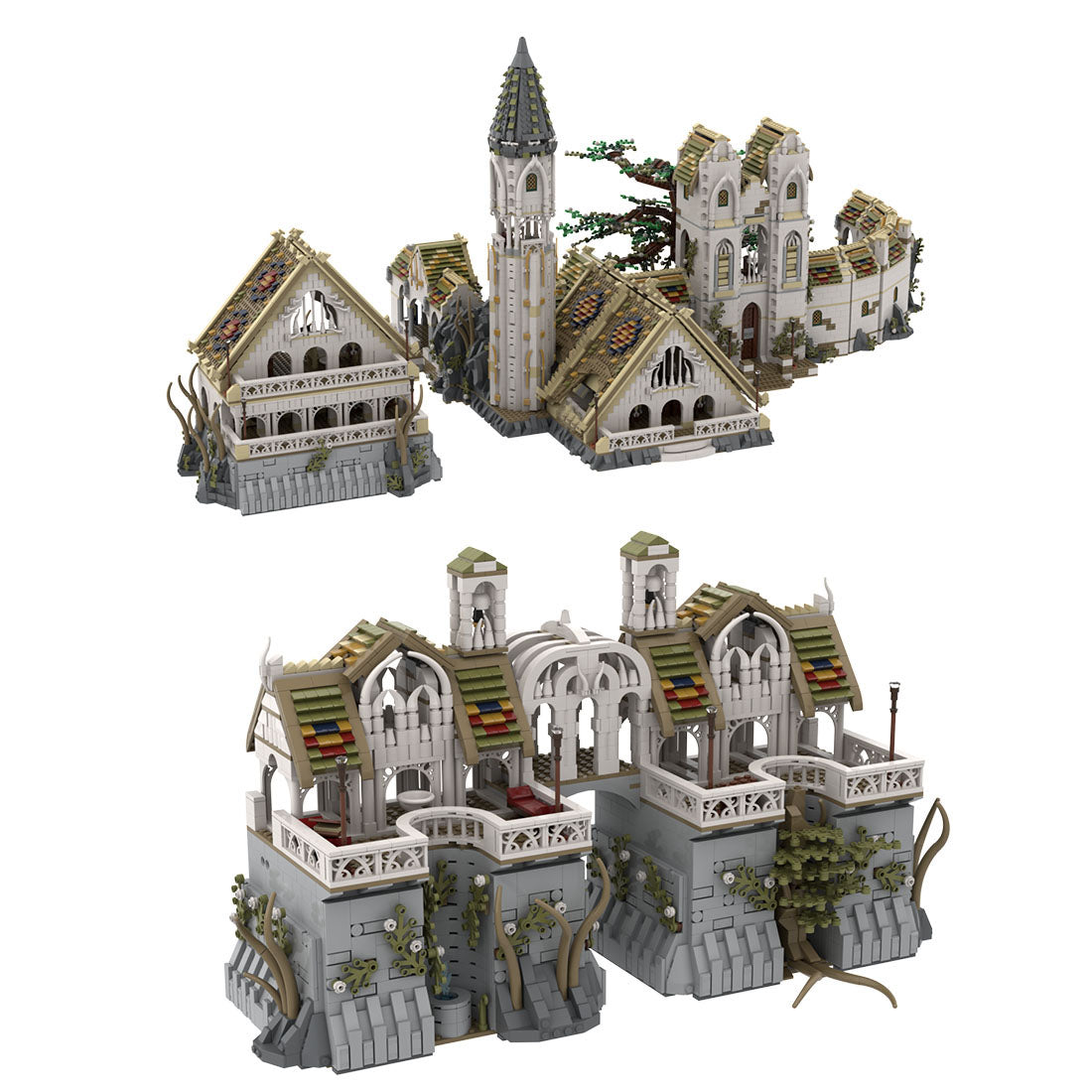 moc-62284 rivendell building blocks set