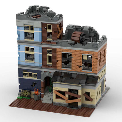 moc-73392 detective's office-apocalypse version-small blocks set(2915pcs)