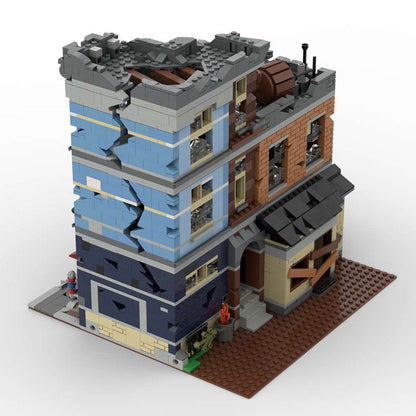 moc-73392 detective's office-apocalypse version-small blocks set(2915pcs)