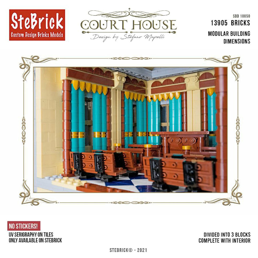 moc-77106 court house building blocks set