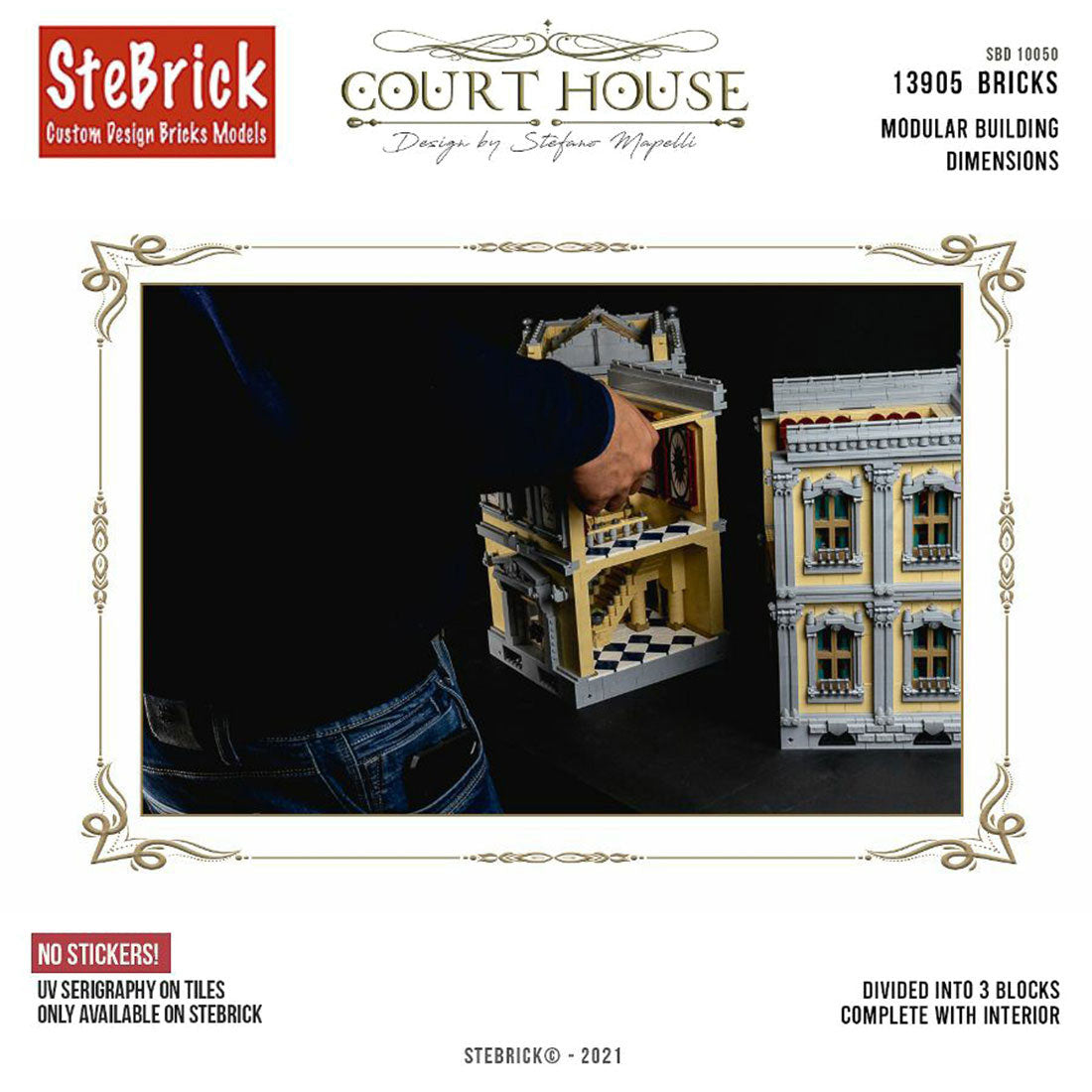 moc-77106 court house building blocks set