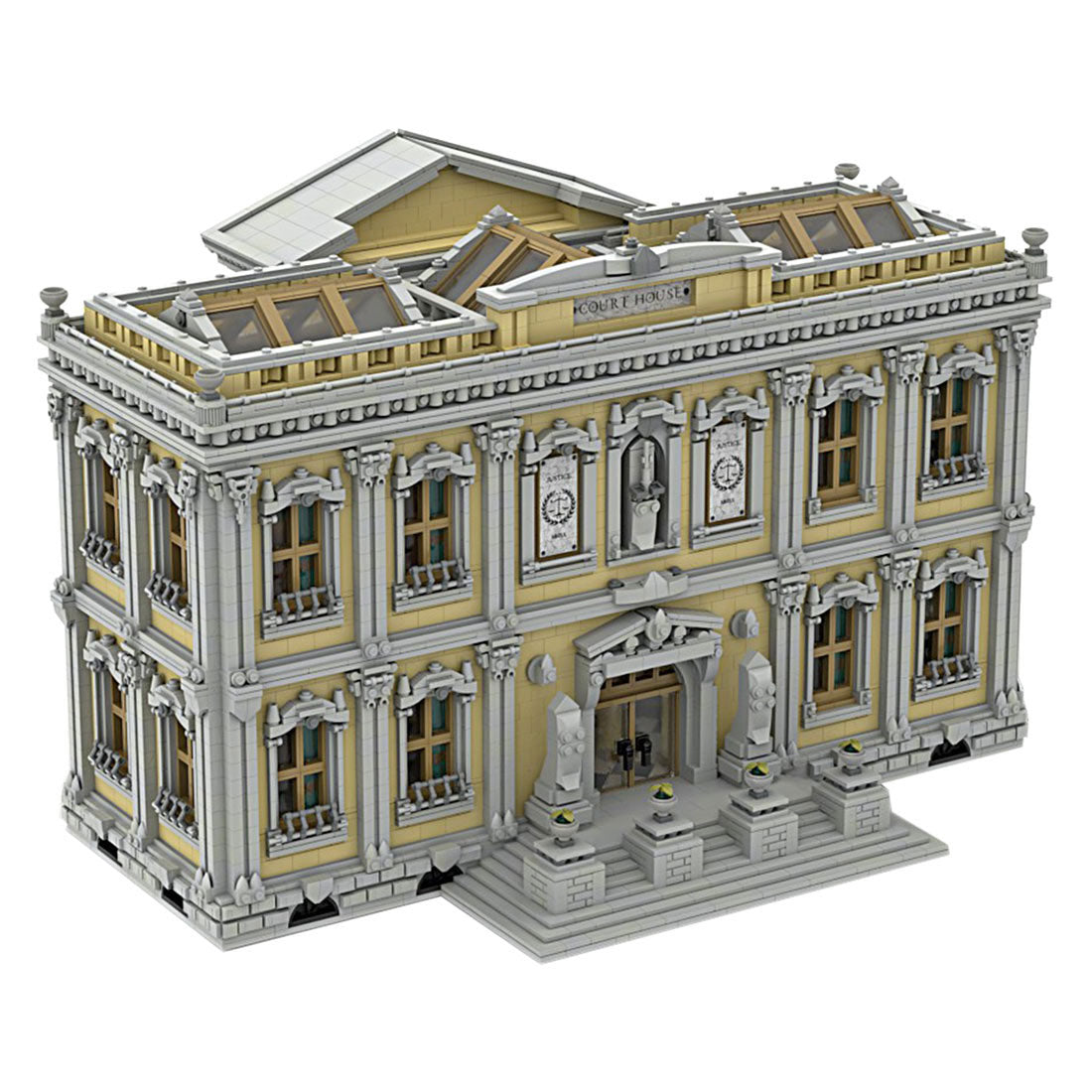 moc-77106 court house building blocks set