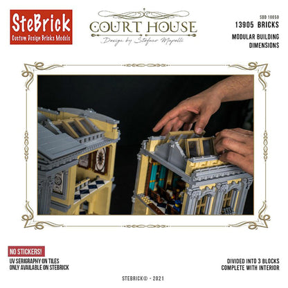 moc-77106 court house building blocks set
