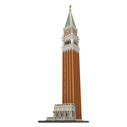 moc-99638 1/50 st-mark's bell tower building blocks set