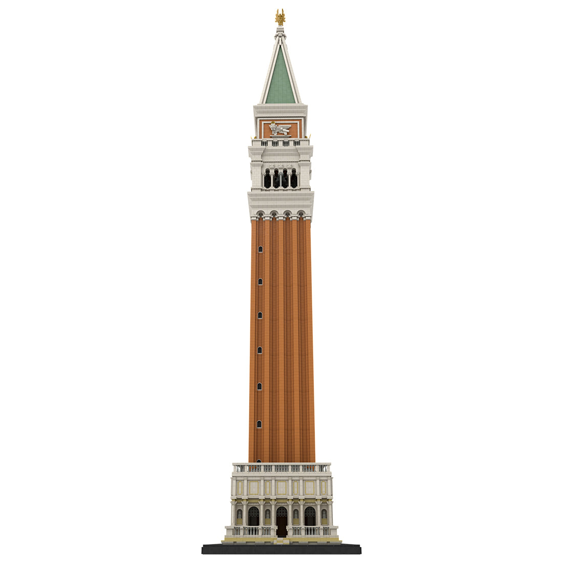 moc-99638 1/50 st-mark's bell tower building blocks set