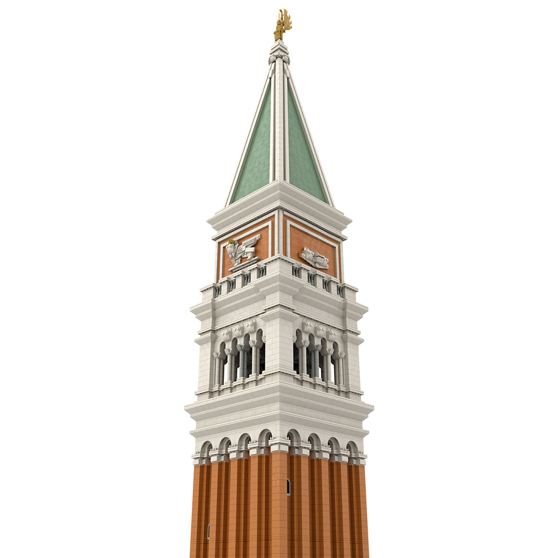 moc-99638 1/50 st-mark's bell tower building blocks set