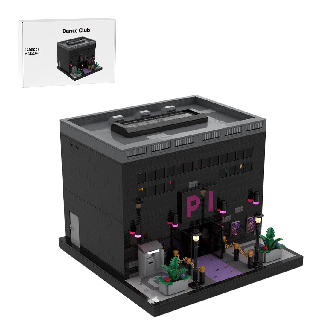urban nightlife series diaroama building blocks sets