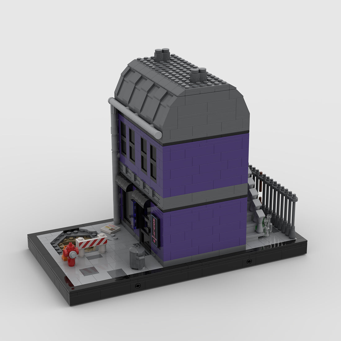 urban nightlife series diaroama building blocks sets