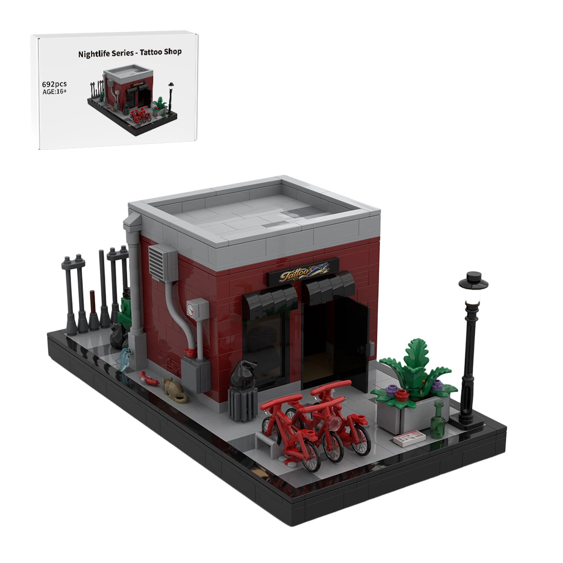 urban nightlife series diaroama building blocks sets