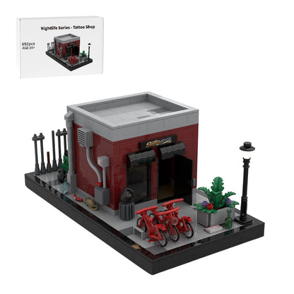 urban nightlife series diaroama building blocks sets