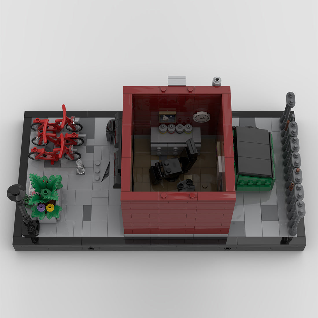 urban nightlife series diaroama building blocks sets
