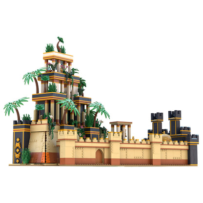 Jeu de construction de blocs de palais babyloniens de l'architecture antique par AdmiraltyBrick