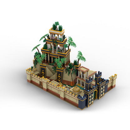 Jeu de construction de blocs de palais babyloniens de l'architecture antique par AdmiraltyBrick