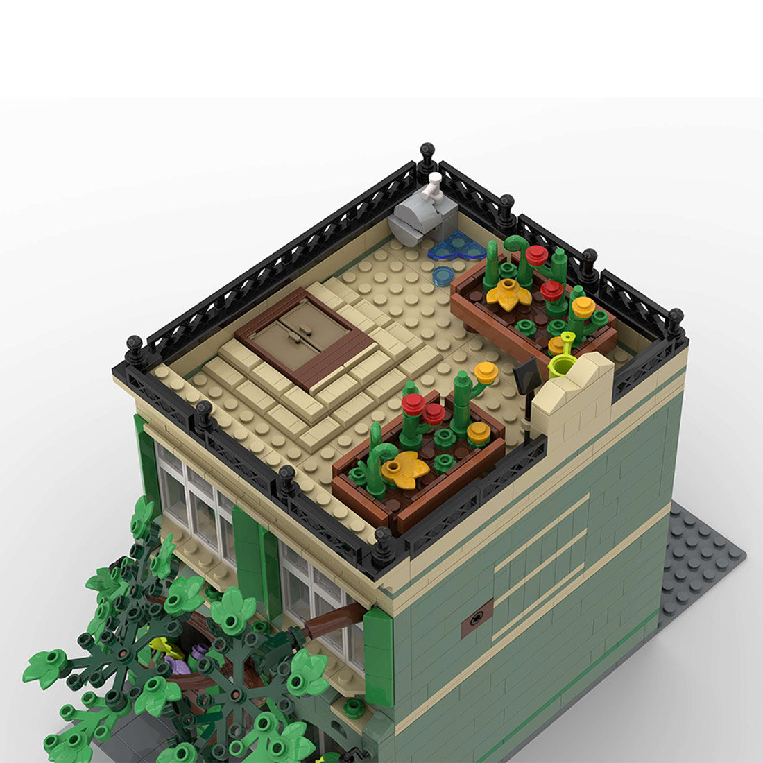 MOC-209268 rooftop garden modular building