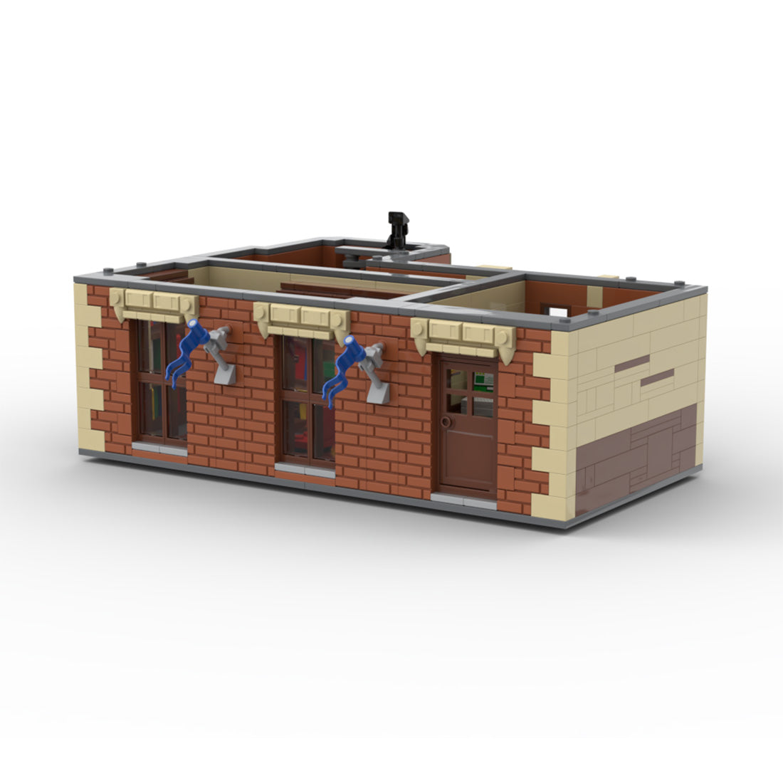 MOC-234314 British university modular building block model