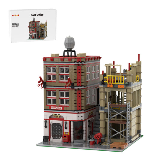 MOC-255310 post office and construction site modular building blocks