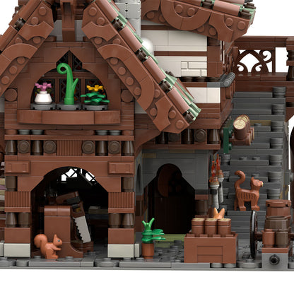 MOC-263858 Medieval Woodworking Workshop Building Blocks