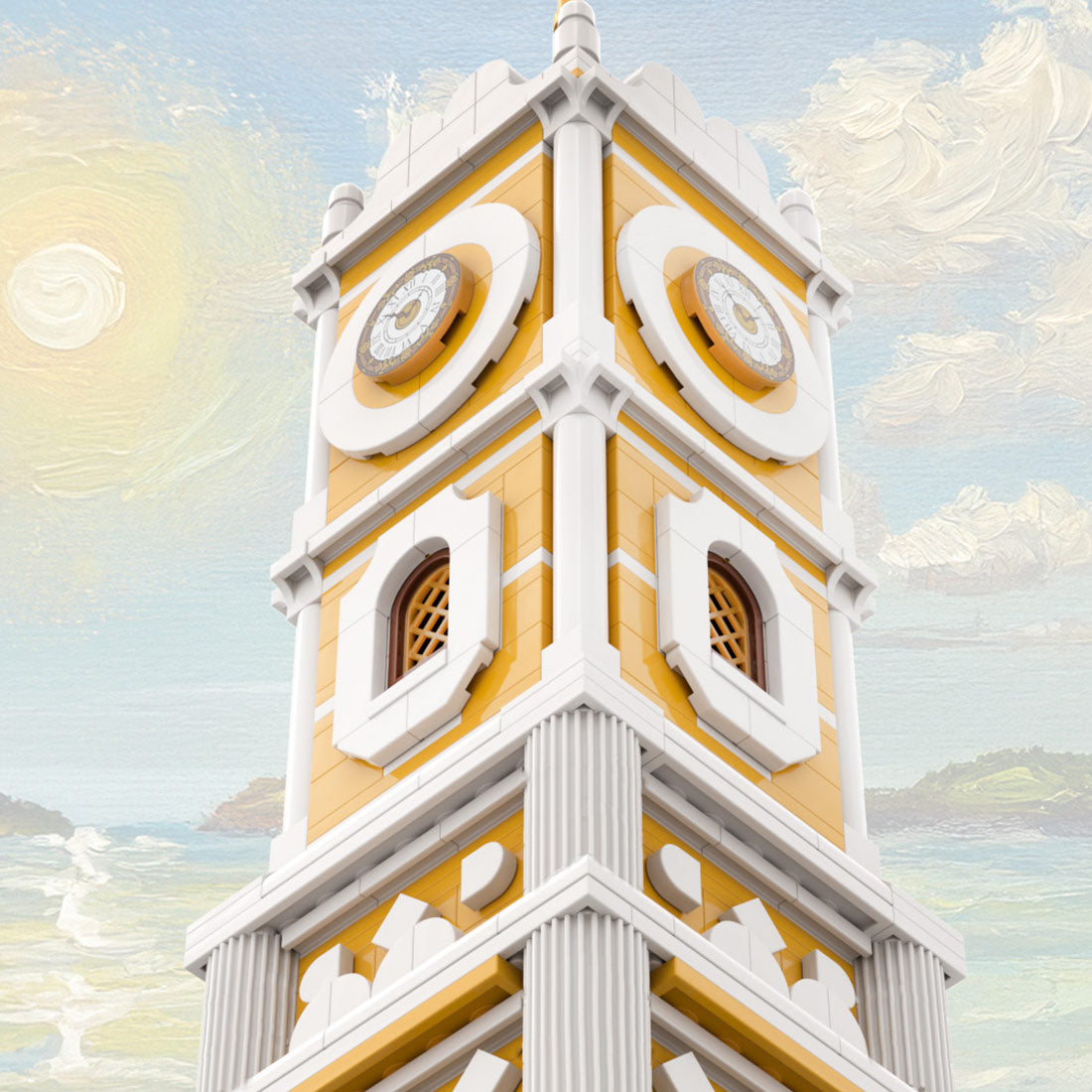 Pirate Harbor Clock Tower Building Set