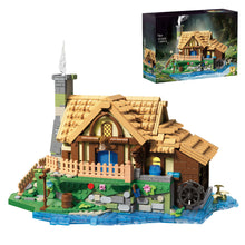 Sci-Fi European Countryside Windmill Cottage Building Block